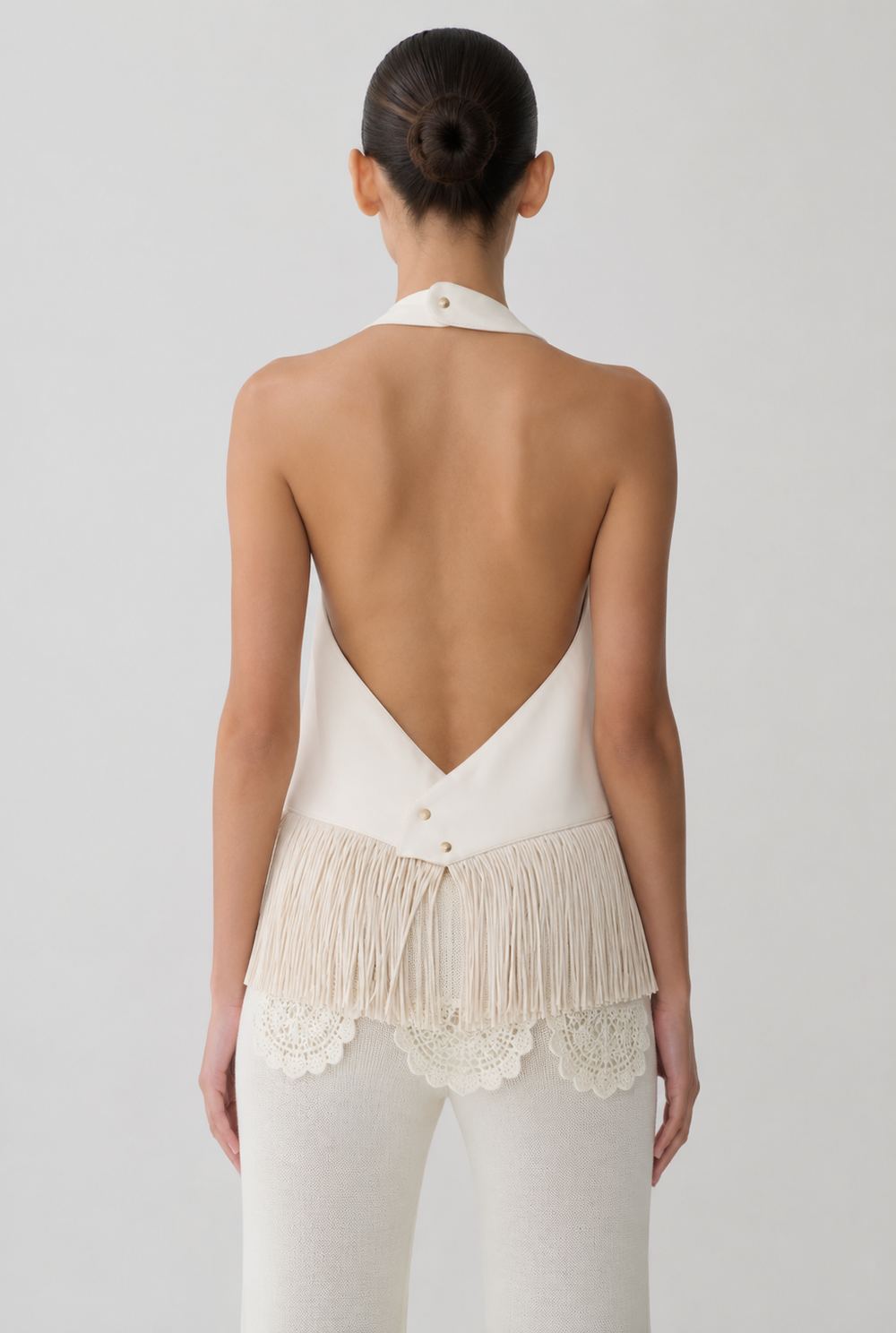 Sway Fringe Top, back view